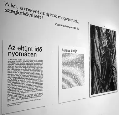 Információs tábla a Féner kiállításon