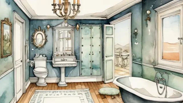 WC elegáns környezetben